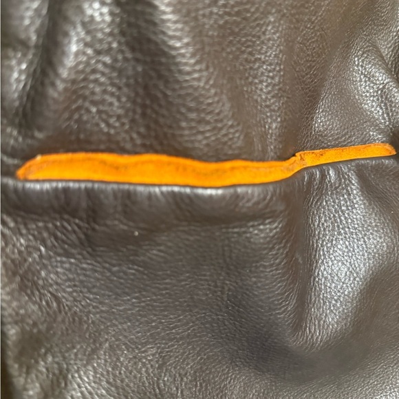 Alberta Di Canio Brown and Orange large bag in very very good condition - Picture 7 of 15